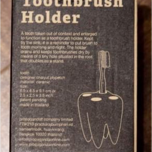 Ceramic toothbrush holder - Picture 2 of 2